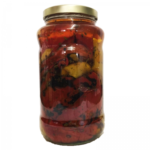 Paprika gegrillt - peperoni grigliati in Olio 3100ml