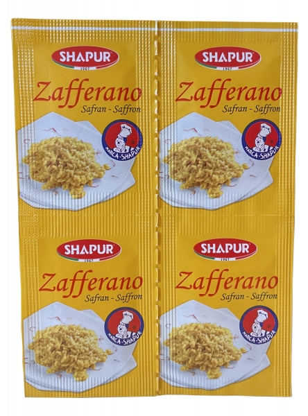 Safran - Zafferano - Saffron 4x 0,12gr - Shapur