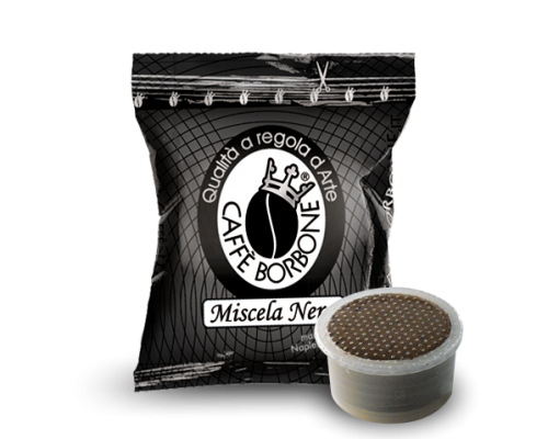 Caffé Borbone Nero - Schwarz 100 Espressokapseln
