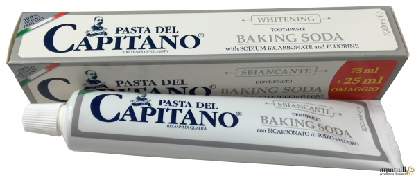 PASTA DEL CAPITANO Whitening -Baking Soda- 75ml