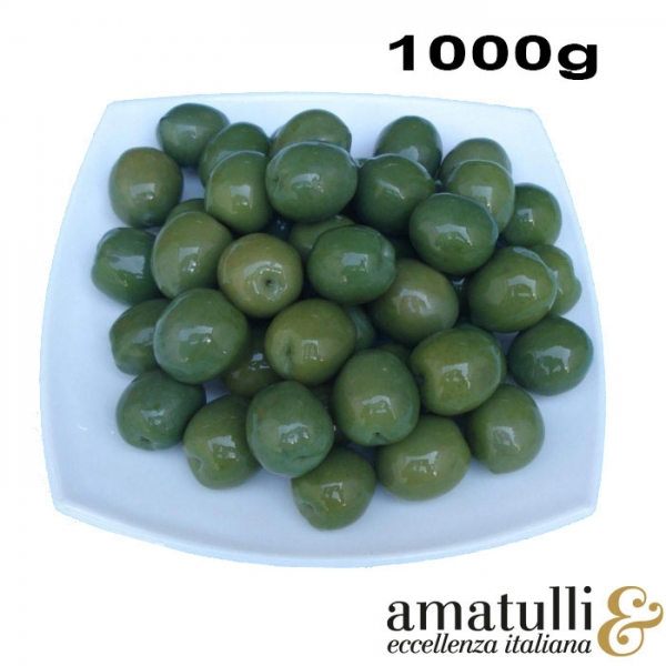 Olive Verdi Nocellara - grüne Oliven 1kg Beutel