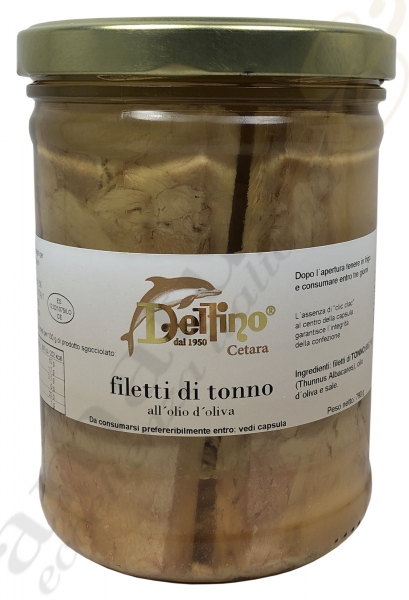 Thunfischfillet Filetti di Tonno - Delfino 790g