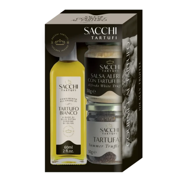 Sacchi Tartufi Gourmet TRIO Giftbox 50g + 50g + 60ml