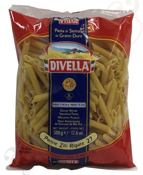 Pasta Divella Penne Ziti Rigate Nr. 27 - 500g