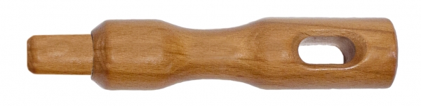 Ersatzgriff aus Holz für Pizzaschaufel zum drehen (rund)