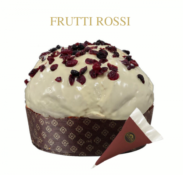 Panettone Amatulli al Cioccolato Bianco e Frutti di Bosco + Sac a Poche Farcitura Frutti di Bosco