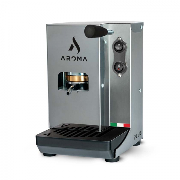 Aroma PLUS + Espressomaschine Silber / Silver Edition