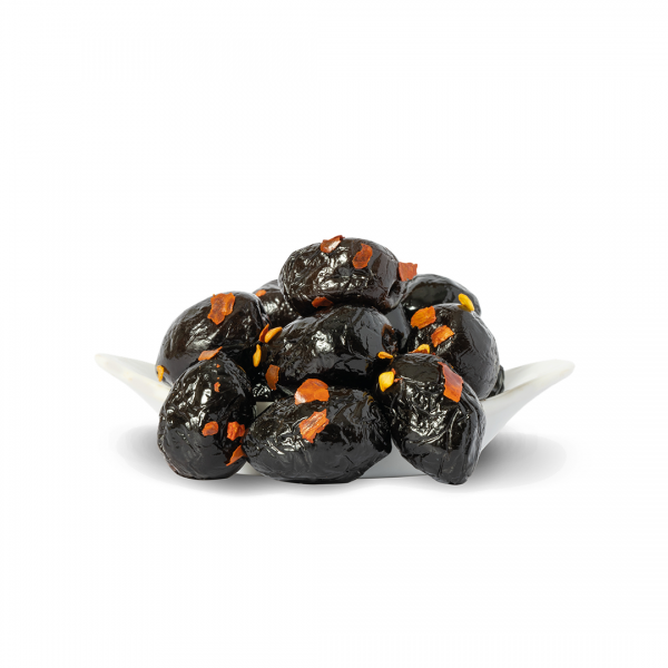 Olive Nere al Forno schwarze Oliven gebacken 200g
