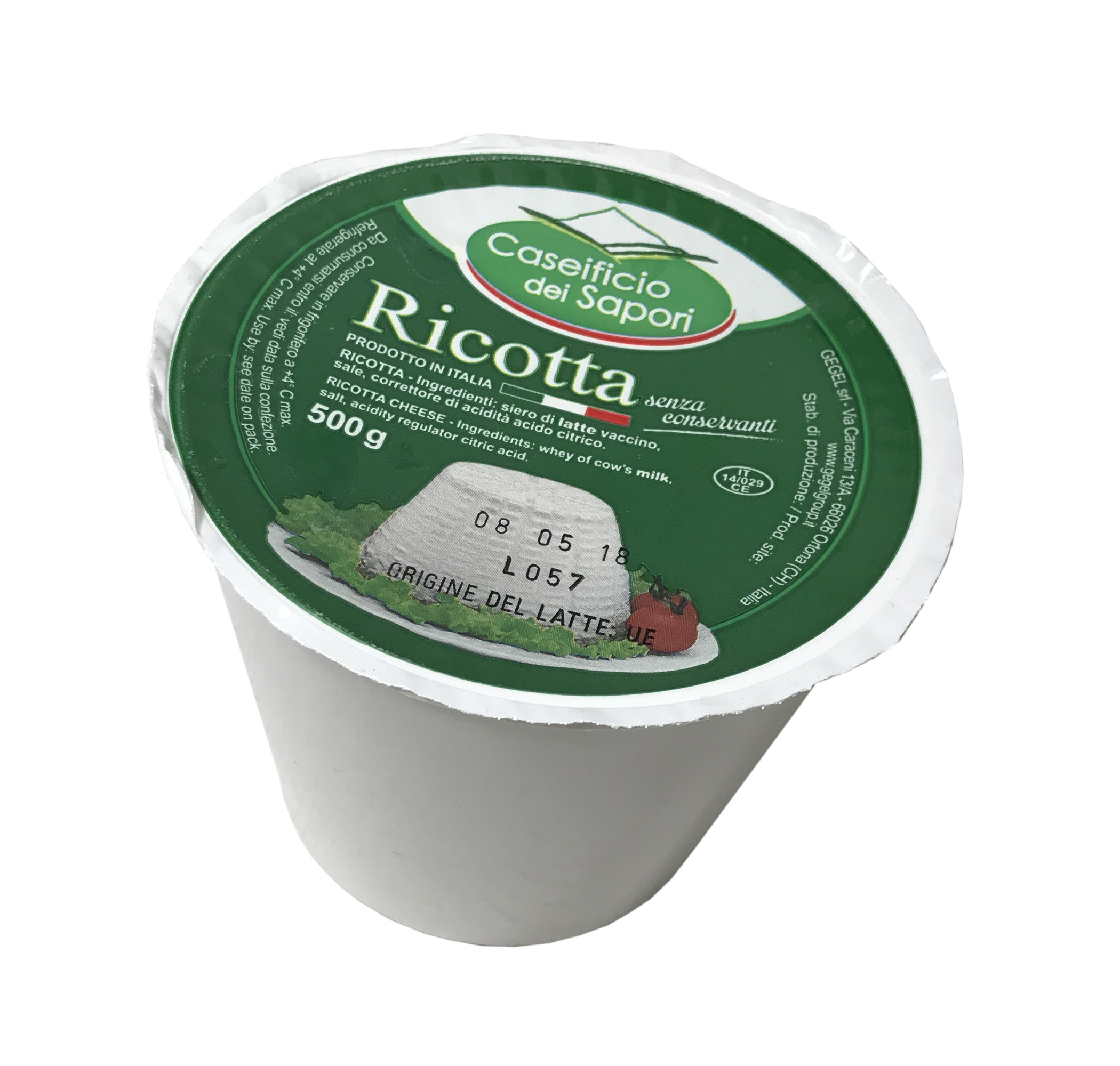 Ricotta 500g  Riccardo Amatulli Import