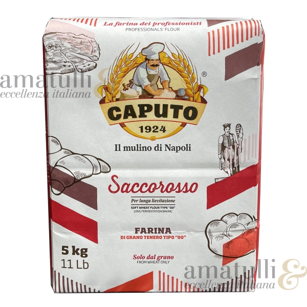 Mulino Caputo Pizzamehl - Saccorosso für Pizza - Cuoco 5kg