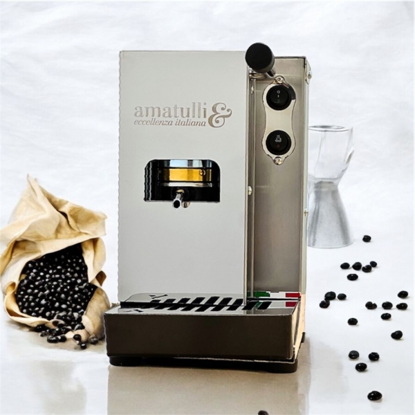 Aroma PLUS + 2024 Espressomaschine Amatulli Edition Silver