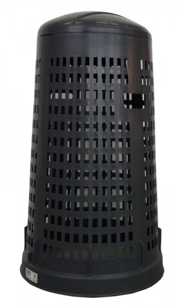 Müllsackständer 110 - 120 lt mit Deckel Mülleimer Abfalleimer Grau