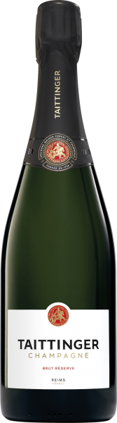 Taittinger Champagne Brut Reserve 0,75l inkl. 2 Gläser Diamant