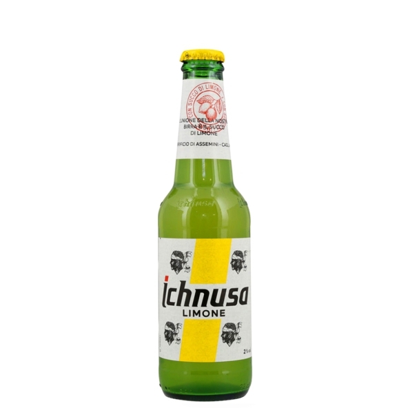 24 Flaschen Birra Ichnusa Limone / Radler mit 2% Vol