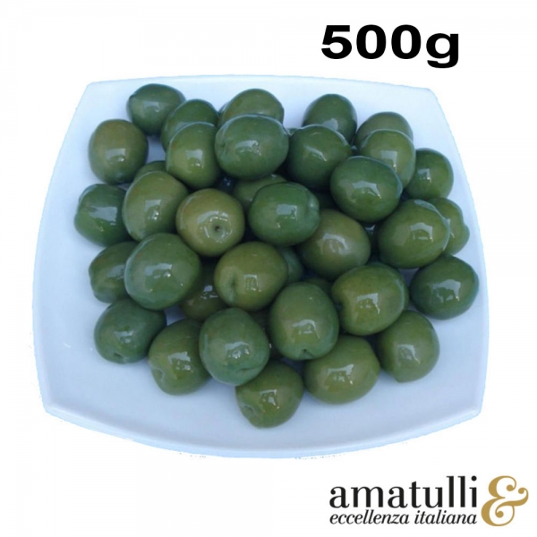 Olive Verdi Nocellara - grüne Oliven 500g Beutel