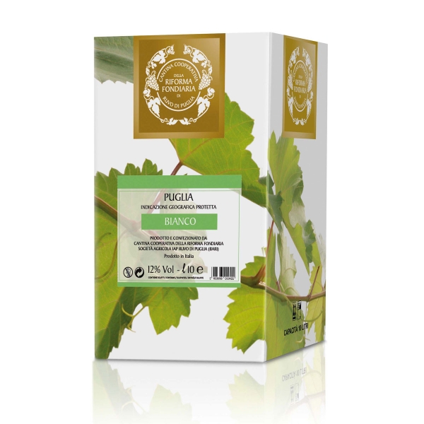 Crifo - Bianco IGP 10 liter - 12%alk.Vol - BAG IN BOX