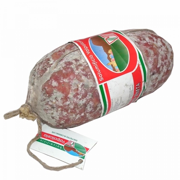 Soppressina Veneta con Aglio - Italienische Bauern Salami mit Knoblauch - 770g
