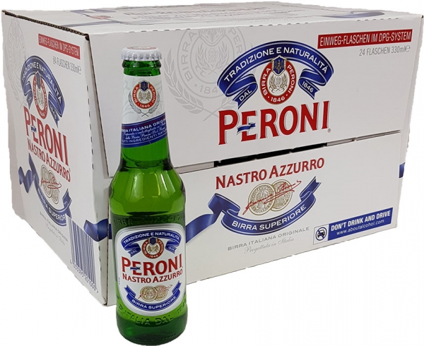24 Flaschen Peroni Nastro Azzurro 33cl