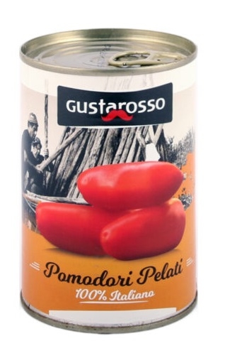 Pomodori Pelati - geschälte Tomaten GUSTAROSSO 400g / 240g