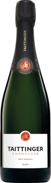 Taittinger Champagne Brut Reserve 0,75l inkl. 2 Gläser Diamant