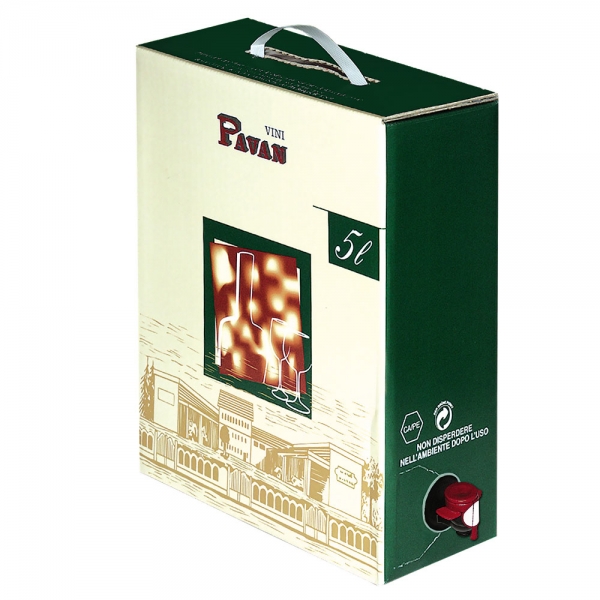 Pavan - Chardonnay Bianco IGP 5 liter - 12%alk.Vol - BAG IN BOX