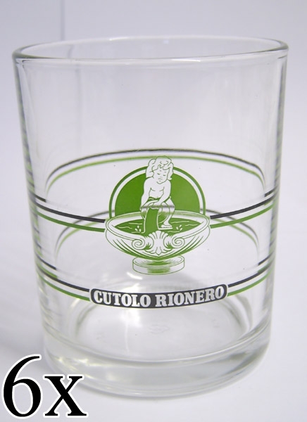 Cutolo Rionero Wasserglas - 6 Stück - Saftglas